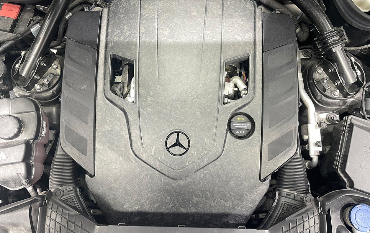 2019 - 2023 Mercedes Benz W464 G500/G550 G-Class G Wagon Dry Carbon Fiber Engine Cover