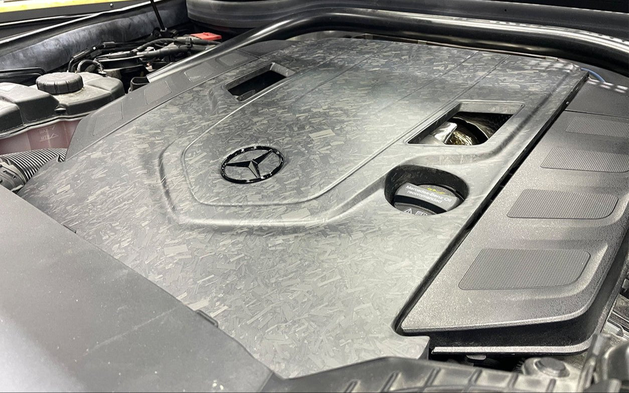 2019 - 2023 Mercedes Benz W464 G500/G550 G-Class G Wagon Dry Carbon Fiber Engine Cover