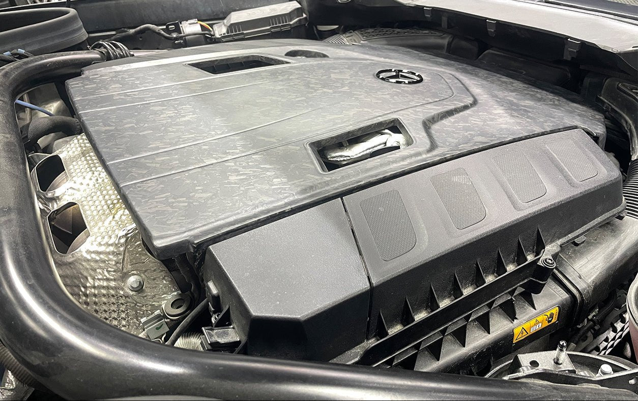 2019 - 2023 Mercedes Benz W464 G500/G550 G-Class G Wagon Dry Carbon Fiber Engine Cover