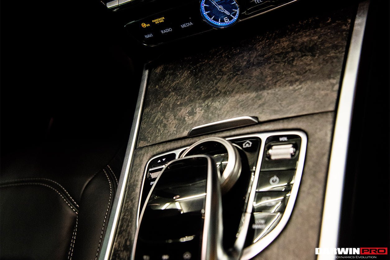 2019 - 2023 Mercedes Benz W464 G550 G63AMG G-Class Dry Carbon Fiber Center Console Replacement