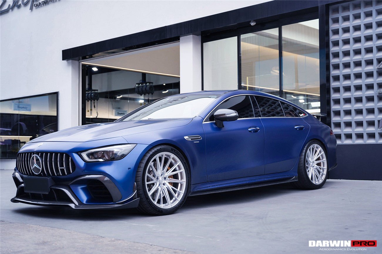 2019-2024 Mercedes Benz AMG GT63 S 4Door Coupe X290 Carbon Fiber Front Bumper Vents Canards