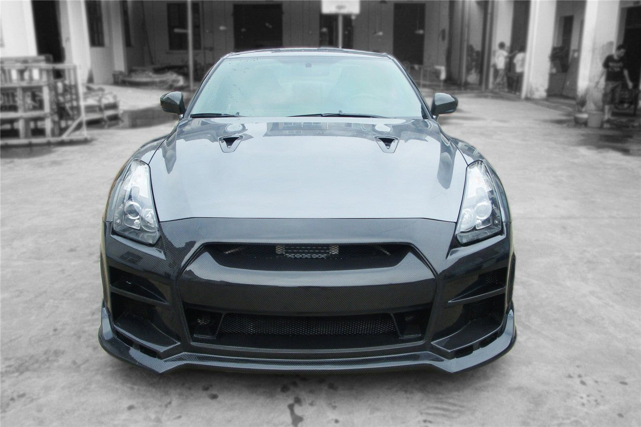 2008 - 2016 Nissan GTR R35 CBA/DBA BSE Style Front Bumper