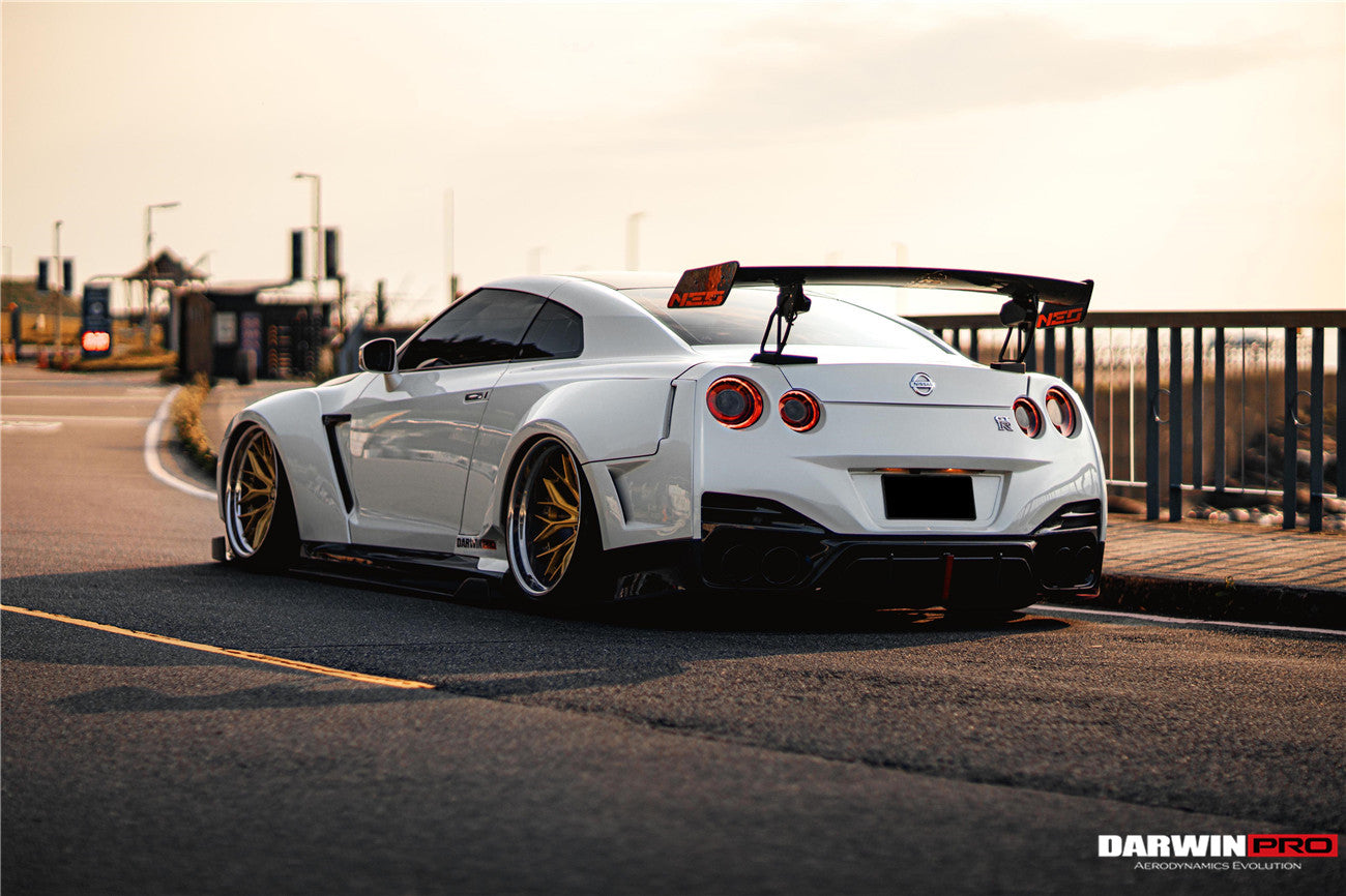2008 - 2022 Nissan GTR R35 CBA & DBA & EBA BKSSII Style Partial Carbon Fiber Full Wide Body Kit