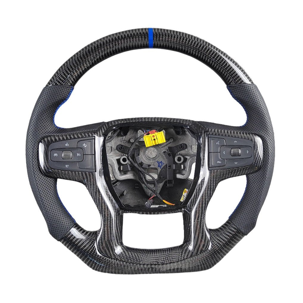 GMC Sierra Custom Carbon Fiber Steering Wheel 2014-2024