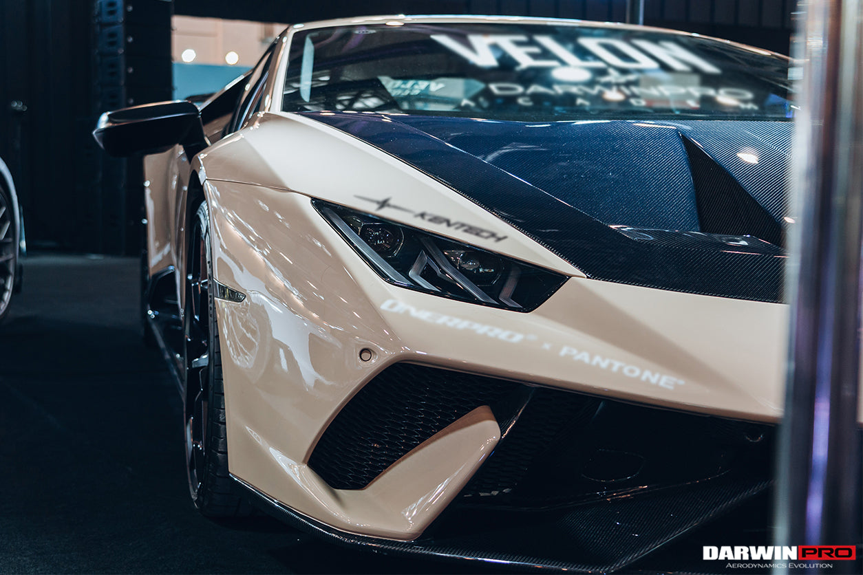 2015 - 2025 Lamborghini Huracan LP610 & LP580 & EVO & Tecnica BKSS Style Carbon Fiber Hood
