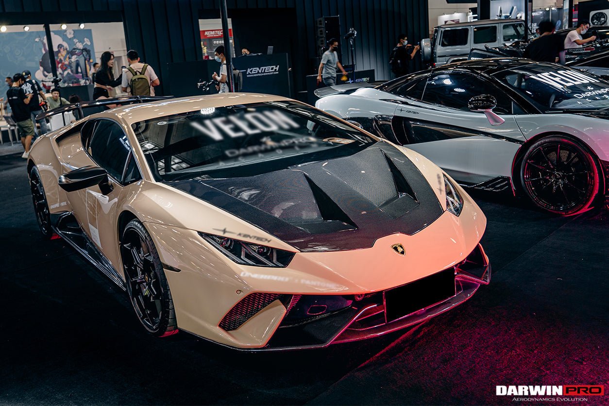 2015 - 2025 Lamborghini Huracan LP610 & LP580 & EVO & Tecnica BKSS Style Carbon Fiber Hood
