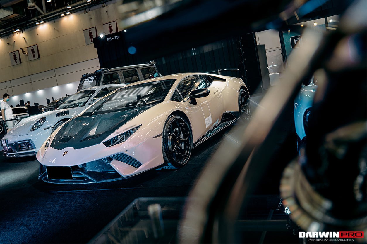 2015 - 2025 Lamborghini Huracan LP610 & LP580 & EVO & Tecnica Performante Style Partial Carbon Front Bumper