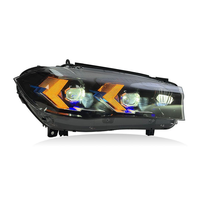 BMW F15 X5 X5M Snake Eyes Style LED Headlights 2014 - 2018