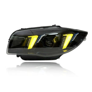 1 Series E87 Xenon BMW Snake Eye Style Headlight 2004-2011