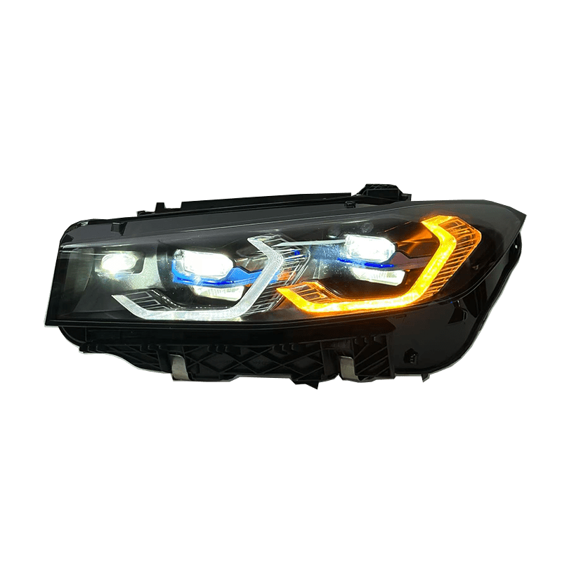 BMW LCI G20 G80 M3 Style CSL Yellow/White LED Headlights 2023 - 2025
