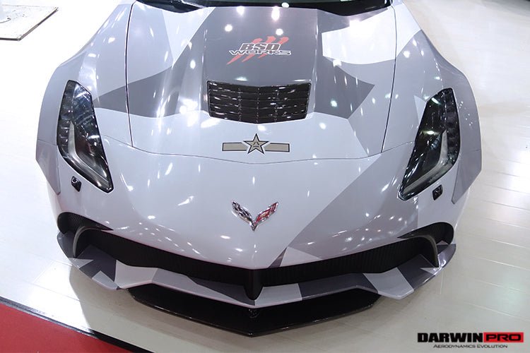 2013-2017 Corvette C7 Z51 Carbon Fiber Hood Scoope Vents