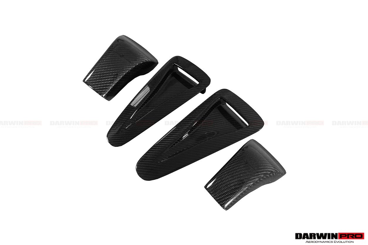 2008 - 2022 Nissan GTR R35 CBA & DBA & EBA Carbon Fiber Hood Scoop (4 PCS)