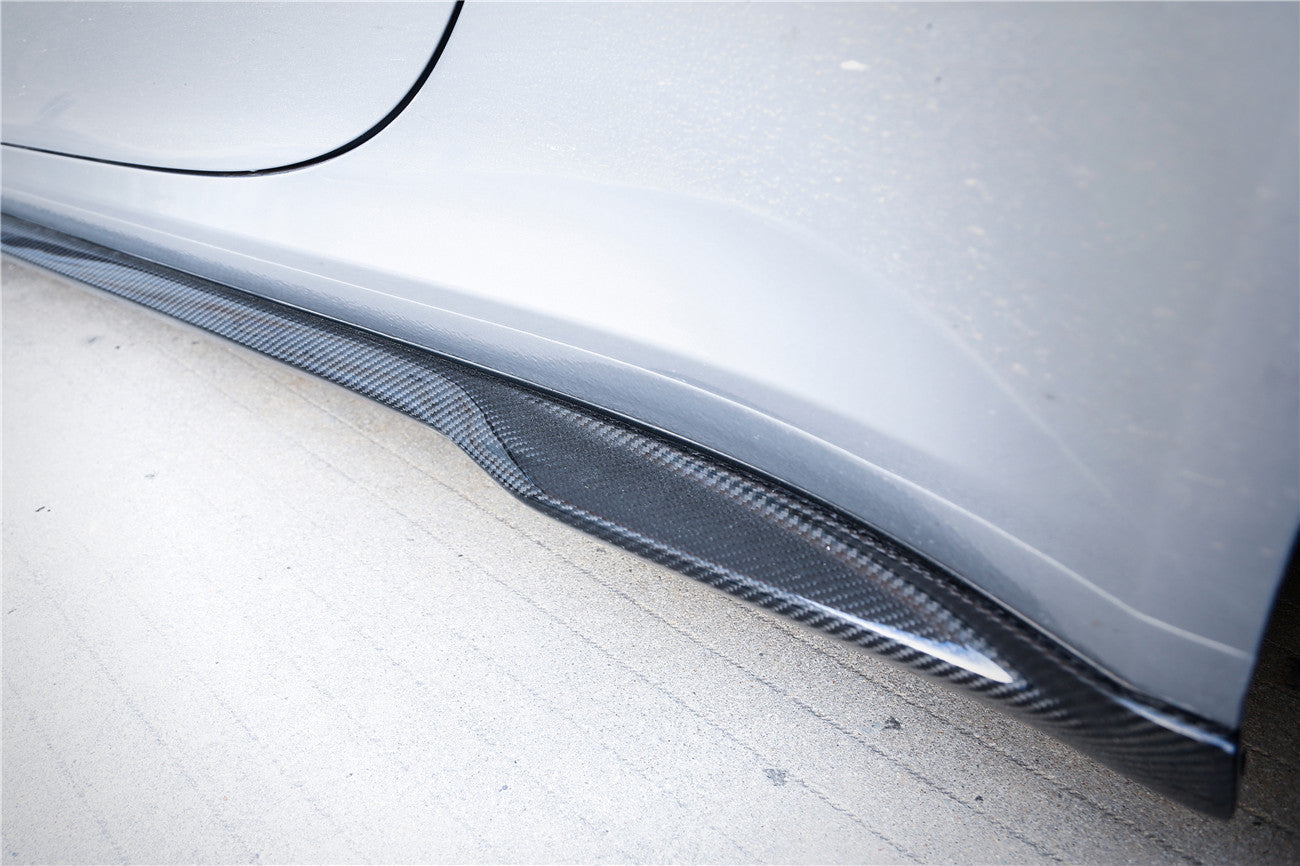 2019 - 2023 Porsche 911 992 Carrera/S/4/4S/Targa/Cabriolet WP Style Dry Carbon Fiber Side Skirts