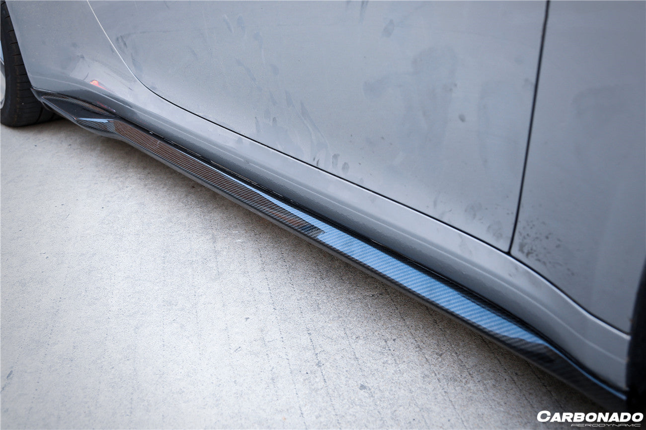 2019 - 2023 Porsche 911 992 Carrera/S/4/4S/Targa/Cabriolet WP Style Dry Carbon Fiber Side Skirts