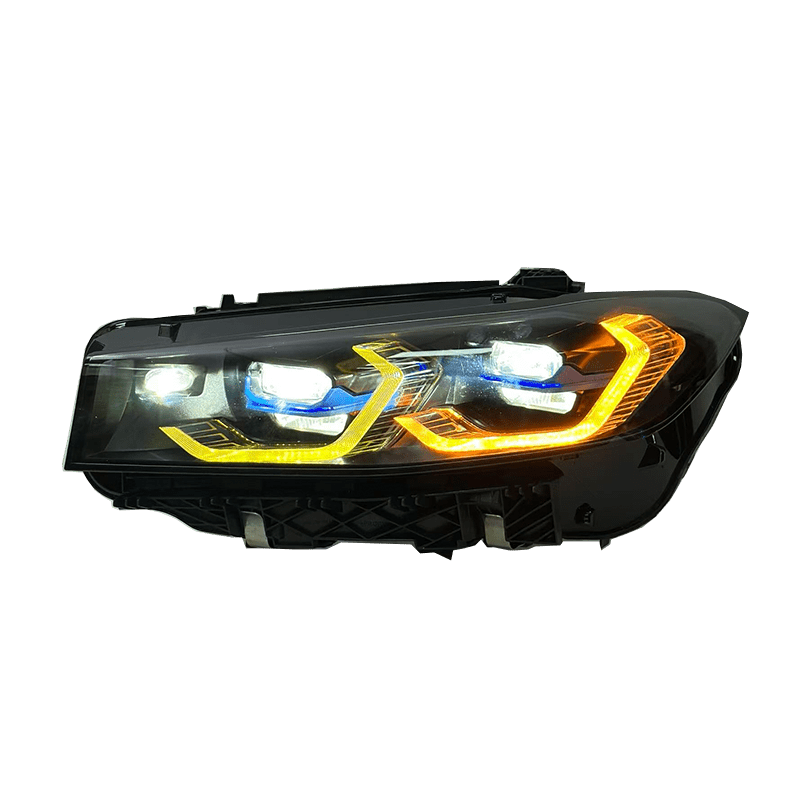 BMW LCI G20 G80 M3 Style CSL Yellow/White LED Headlights 2023 - 2025
