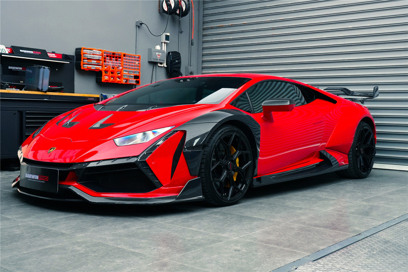 2015 - 2019 Lamborghini Huracan LP610 & LP580 Coupe Only BKSSII Style Full Wide Body Kit