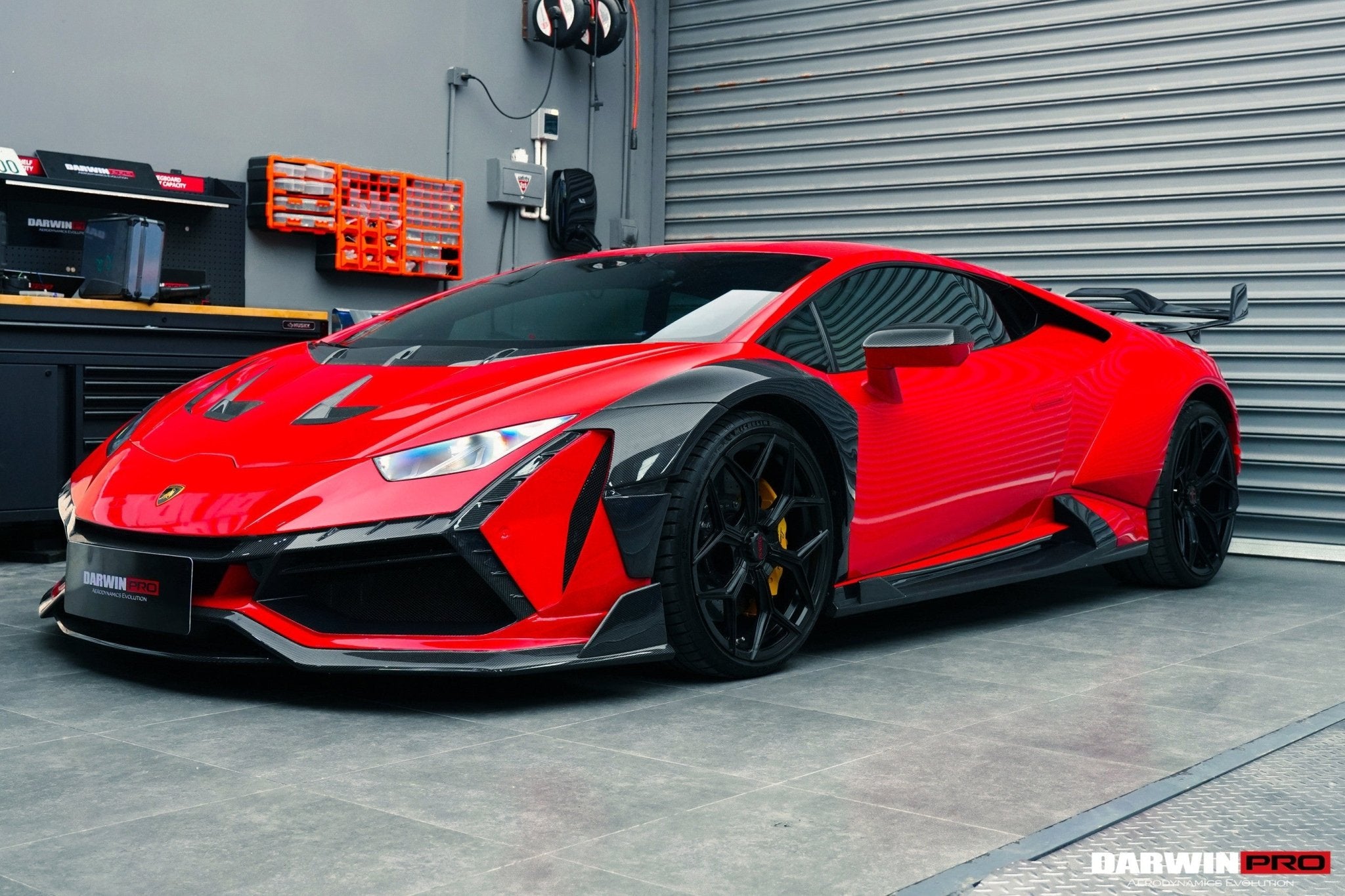 Darwinpro Lamborghini Huracan BKSSII Style Front Wide Fenders (2015-2025)