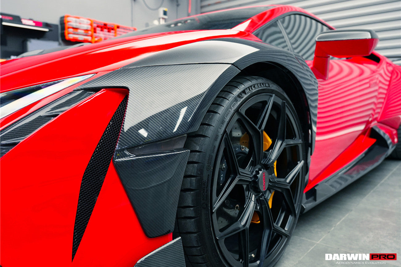 2015 - 2025 Lamborghini Huracan LP610 & LP580 & EVO & Tecnica BKSSII Style Front Wide Fender
