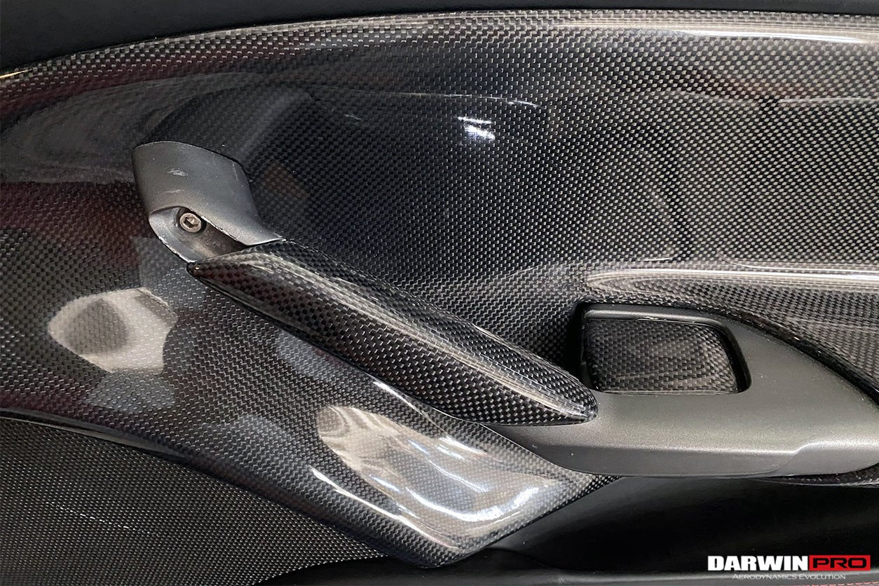 2015 - 2020 Ferrari 488 GTB/Spyder Carbon Fiber Door Handle Interior