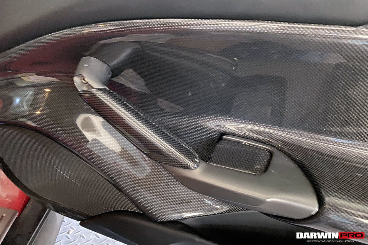 2015 - 2020 Ferrari 488 GTB/Spyder Carbon Fiber Door Handle Interior