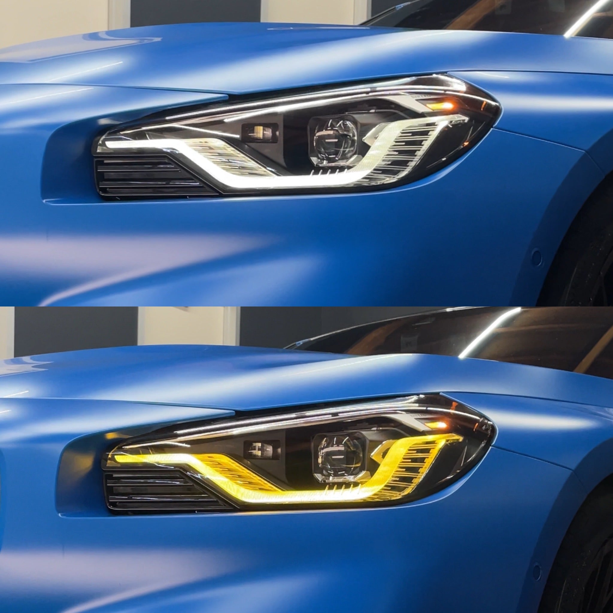 BMW G87 M2 G42 2 Series Dual Color CSL Yellow/White DRL Module Upgrade (2022 - Present)