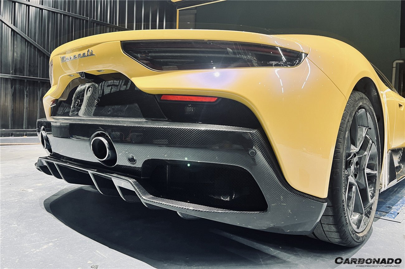 2020 - 2025 Maserati MC20 OE Dry Carbon Fiber Rear Lip Diffuser