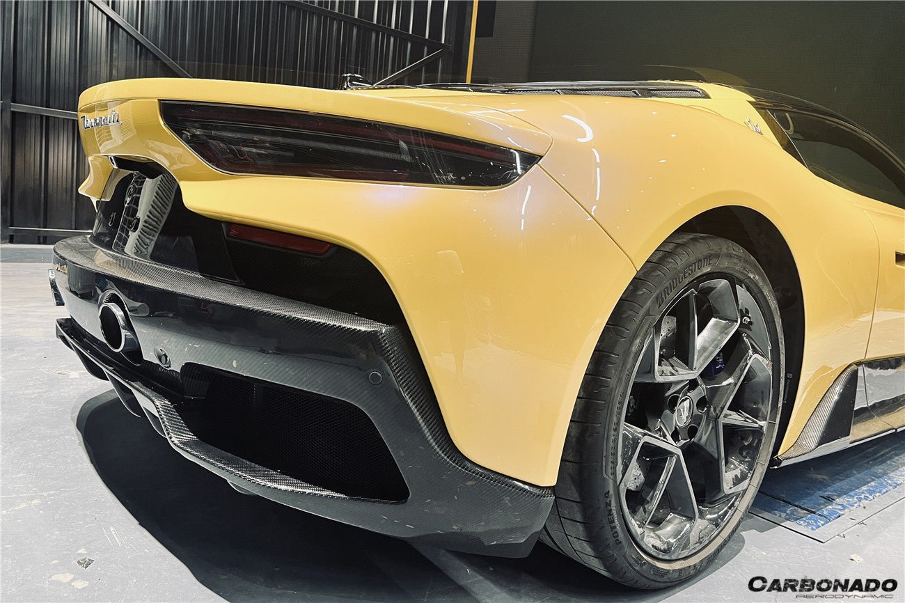 2020 - 2025 Maserati MC20 OE Dry Carbon Fiber Rear Lip Diffuser