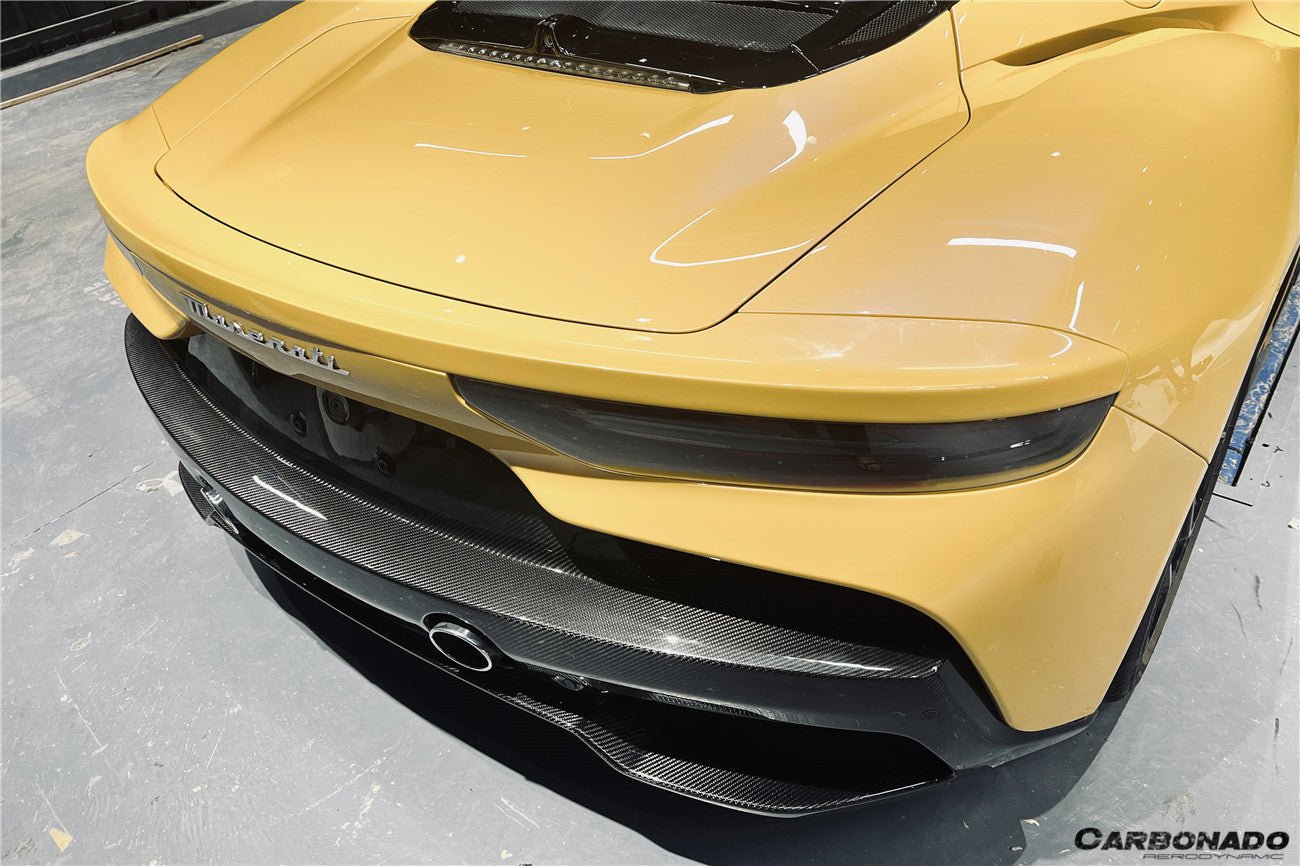 2020 - 2025 Maserati MC20 OE Dry Carbon Fiber Rear Lip Diffuser