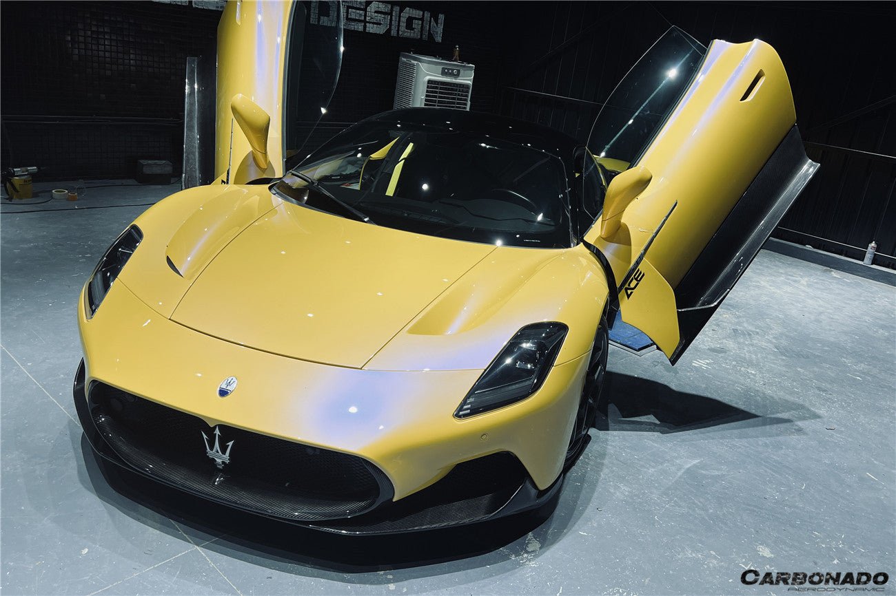 2020-2025 Maserati MC20 OE Dry Carbon Fiber Front Lip