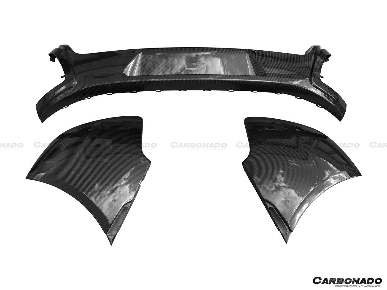 McLaren 650S P11 OEM Style Carbon Fiber Rear Bumper 2014-2017