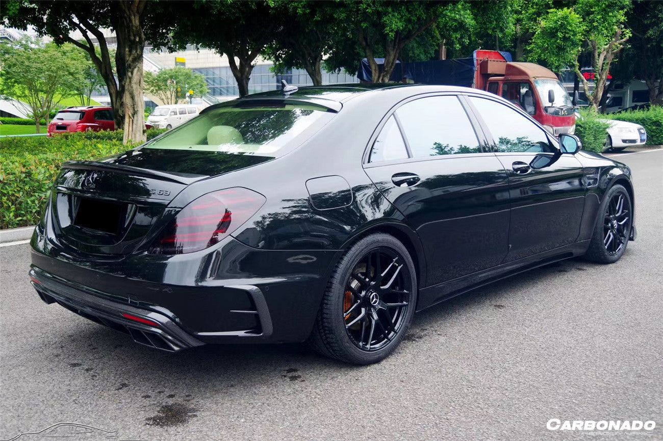 2014 - 2020 Mercedes Benz S63 W222 Sedan MSY Style Roof Spoiler