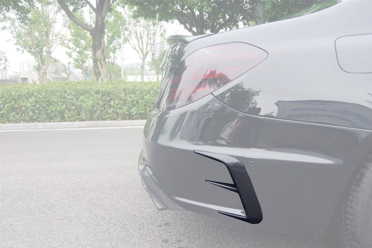 2017 - 2020 Mercedes Benz S63 W222 Sedan MSY Style Rear Bumper Vents