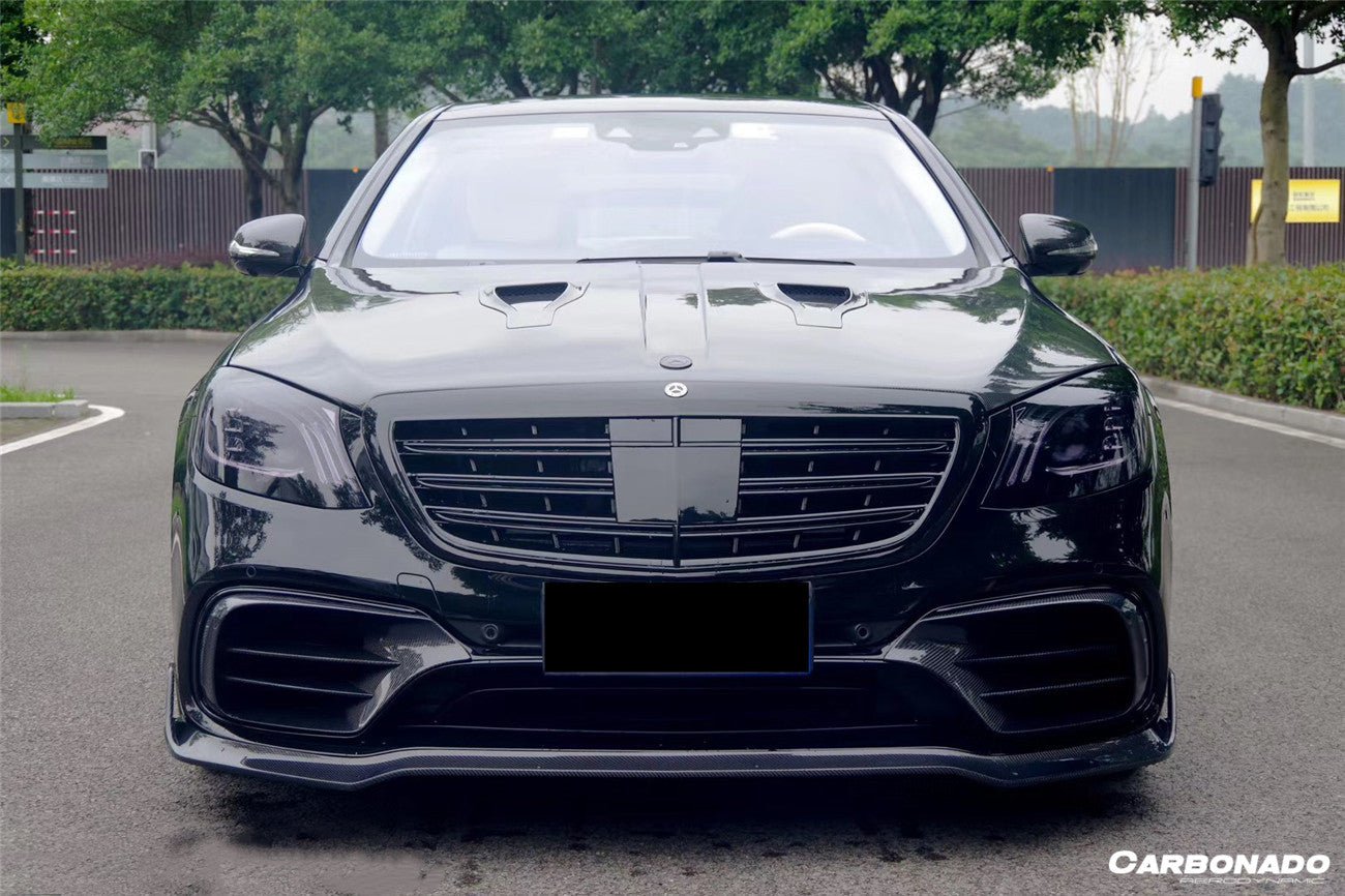 2017 - 2020 Mercedes Benz S63 W222 Sedan MSY Style Front Lip