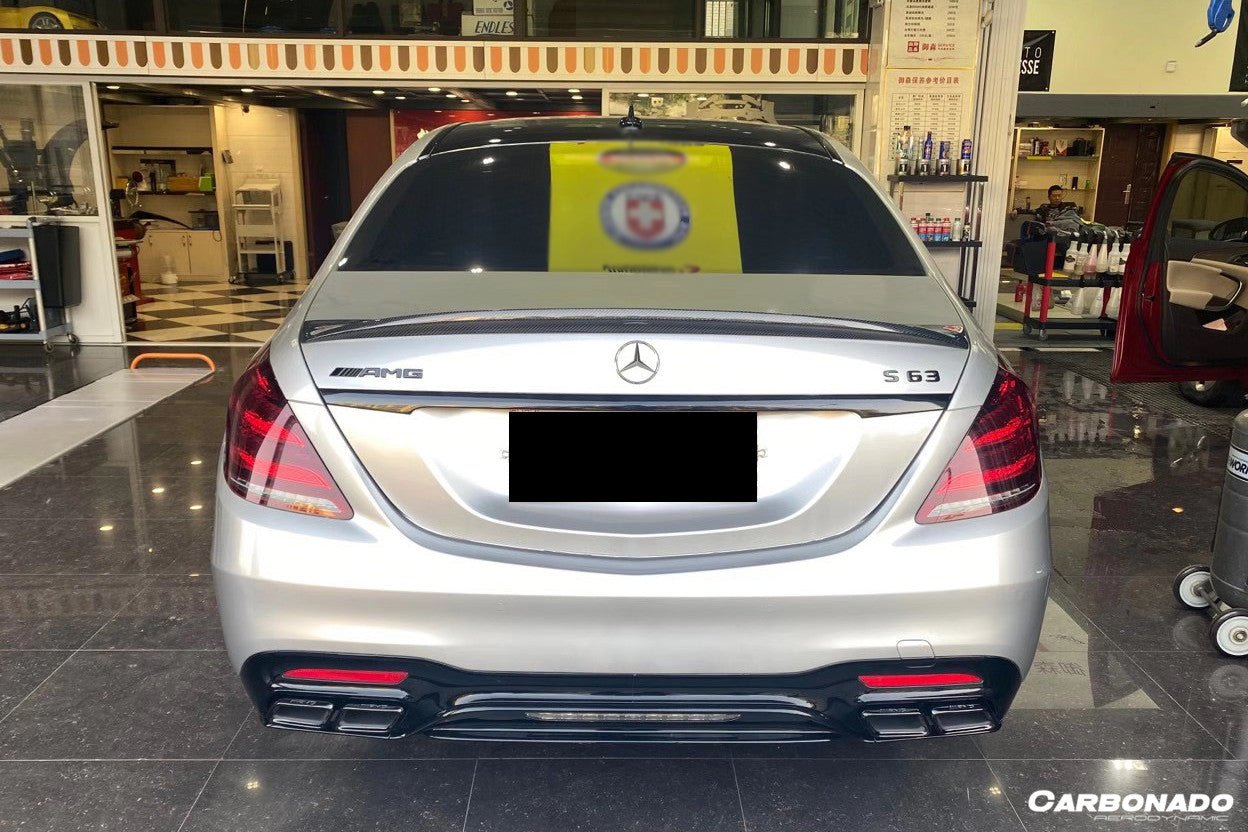 2014 - 2020 Mercedes Benz S63 W222 Sedan MSY Style Trunk Spoiler