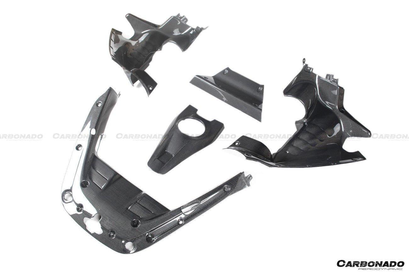 Ferrari SF90 Stradale OE Style Autoclave Carbon Fiber Engine Interior (2020+)