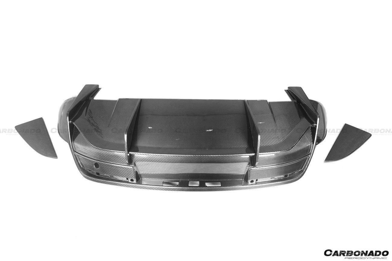 2019 - 2024 Porsche Taycan & 4 & 4S & GTS & TURBO OD Style Rear Diffuser