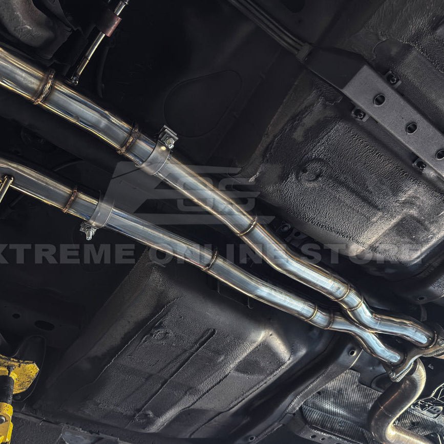 Pontiac GTO T-304 Stainless Steel Straight-Through Cat-Back Exhaust System 4 Inch Tips 2005-2006