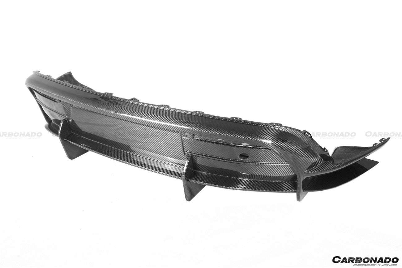 2019 - 2024 Porsche Taycan & 4 & 4S & GTS & TURBO OD Style Rear Diffuser