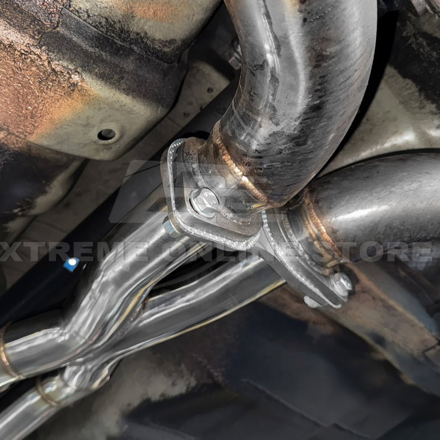 Pontiac GTO T-304 Stainless Steel Straight-Through Cat-Back Exhaust System 4 Inch Tips 2005-2006
