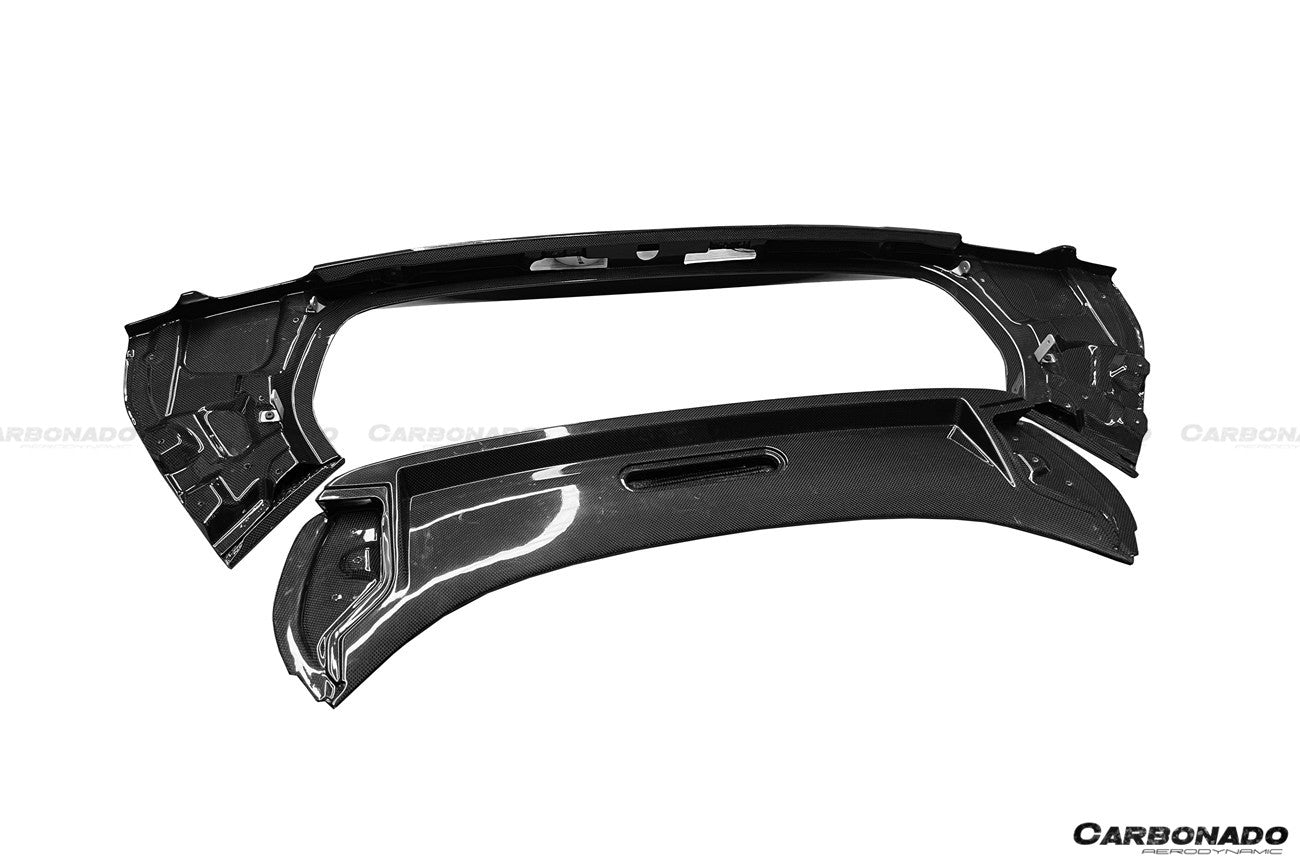 2020 - 2025 Ferrari SF90 Stradale Assetto Fiorano Style Autoclave Carbon Fiber Trunk Spoiler