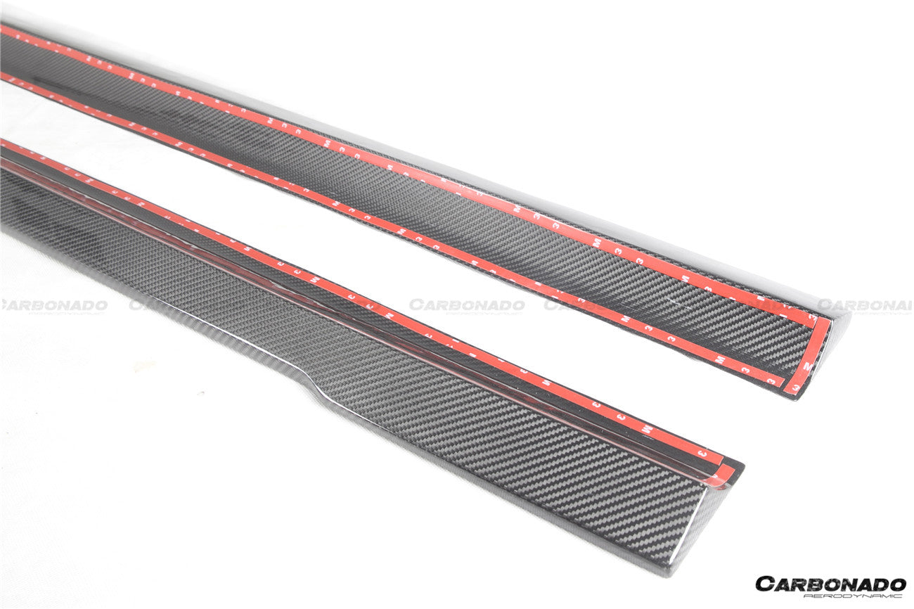 2021 - 2025 Mercedes Benz S Class W223 Sedan MSY Style Side Skirts Under Board (Long Model)