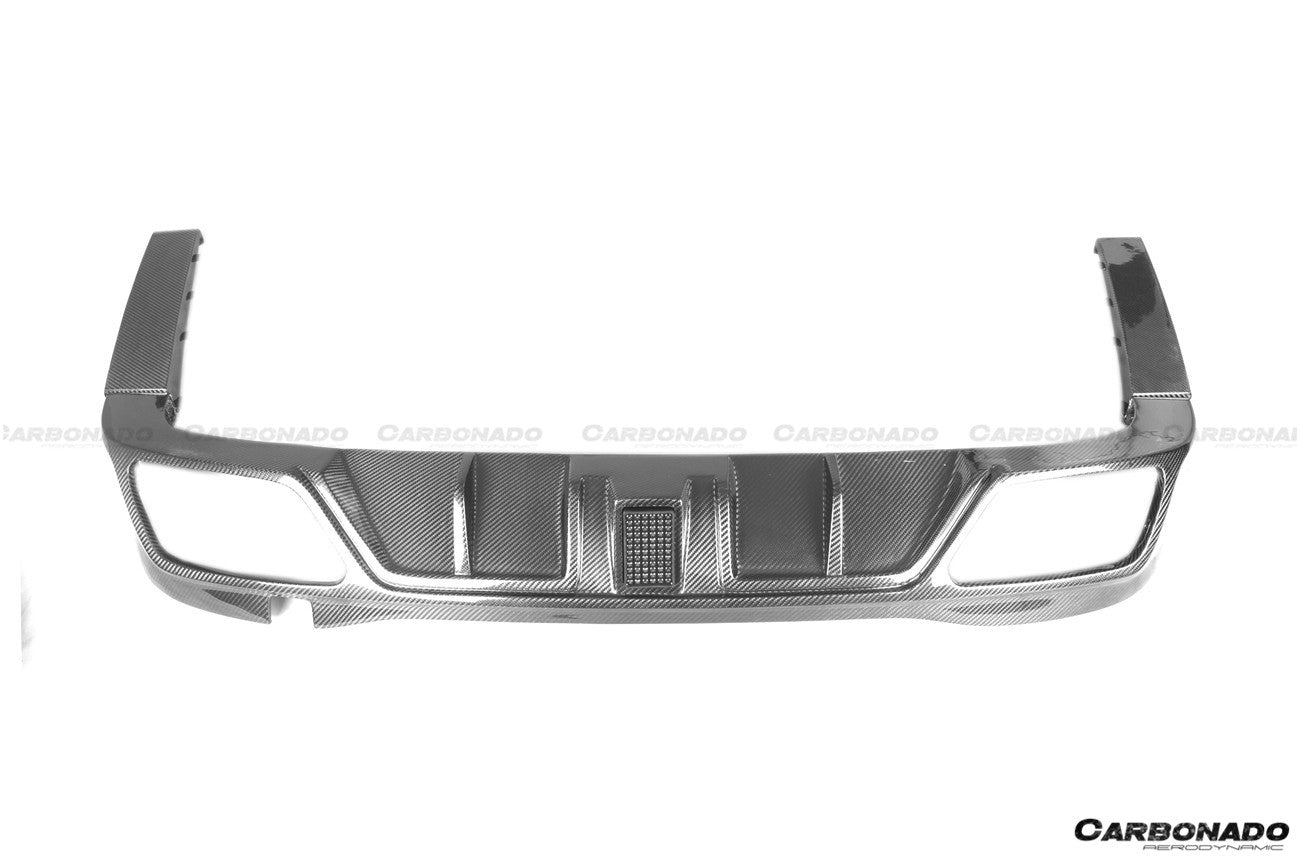 2021 - 2025 Mercedes Benz S Class W223 4Matic Sedan MSY Style Rear Lip with LED Light And Exhaust tips