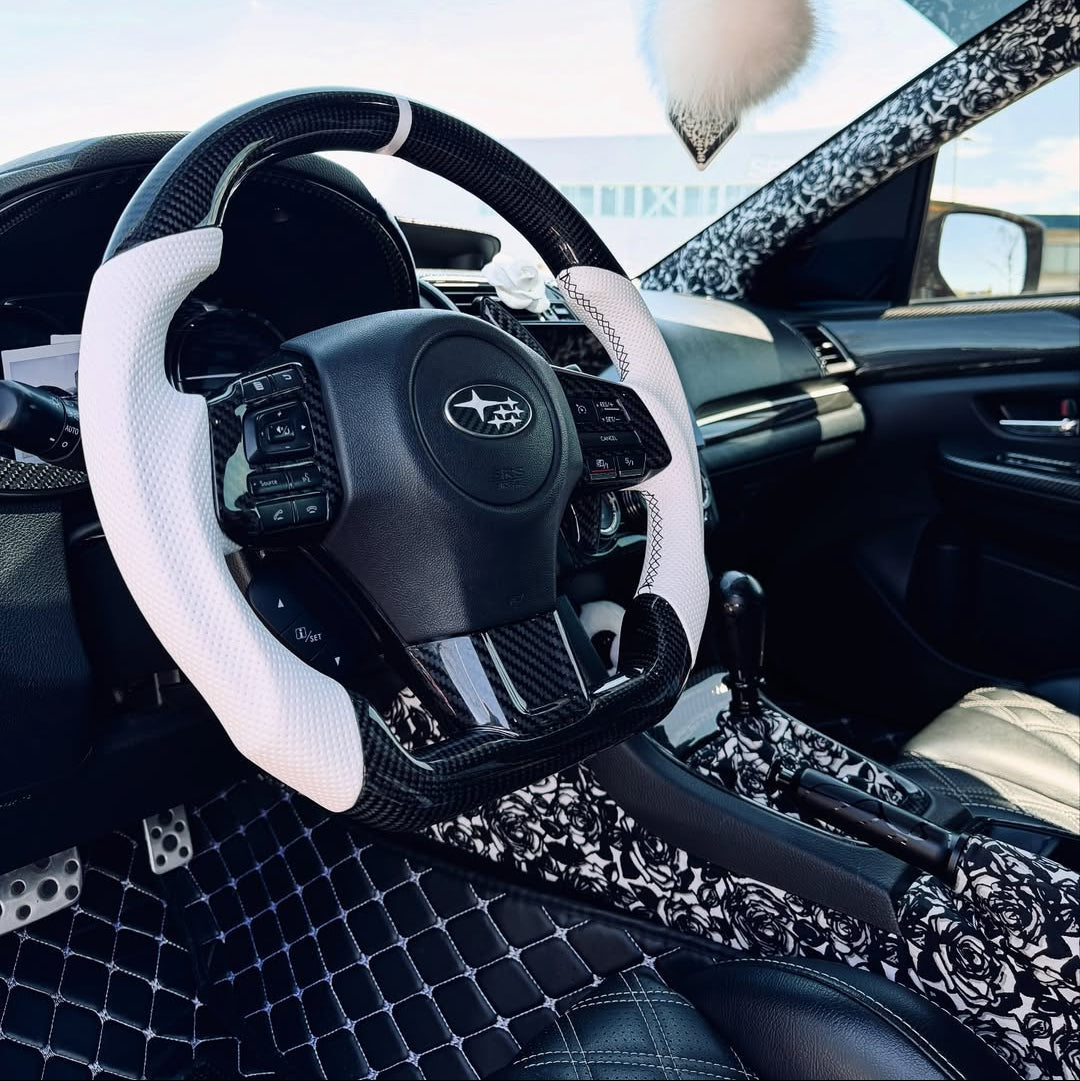 Subaru WRX VA VB GR Custom Carbon Fiber Steering Wheel 2010-Up