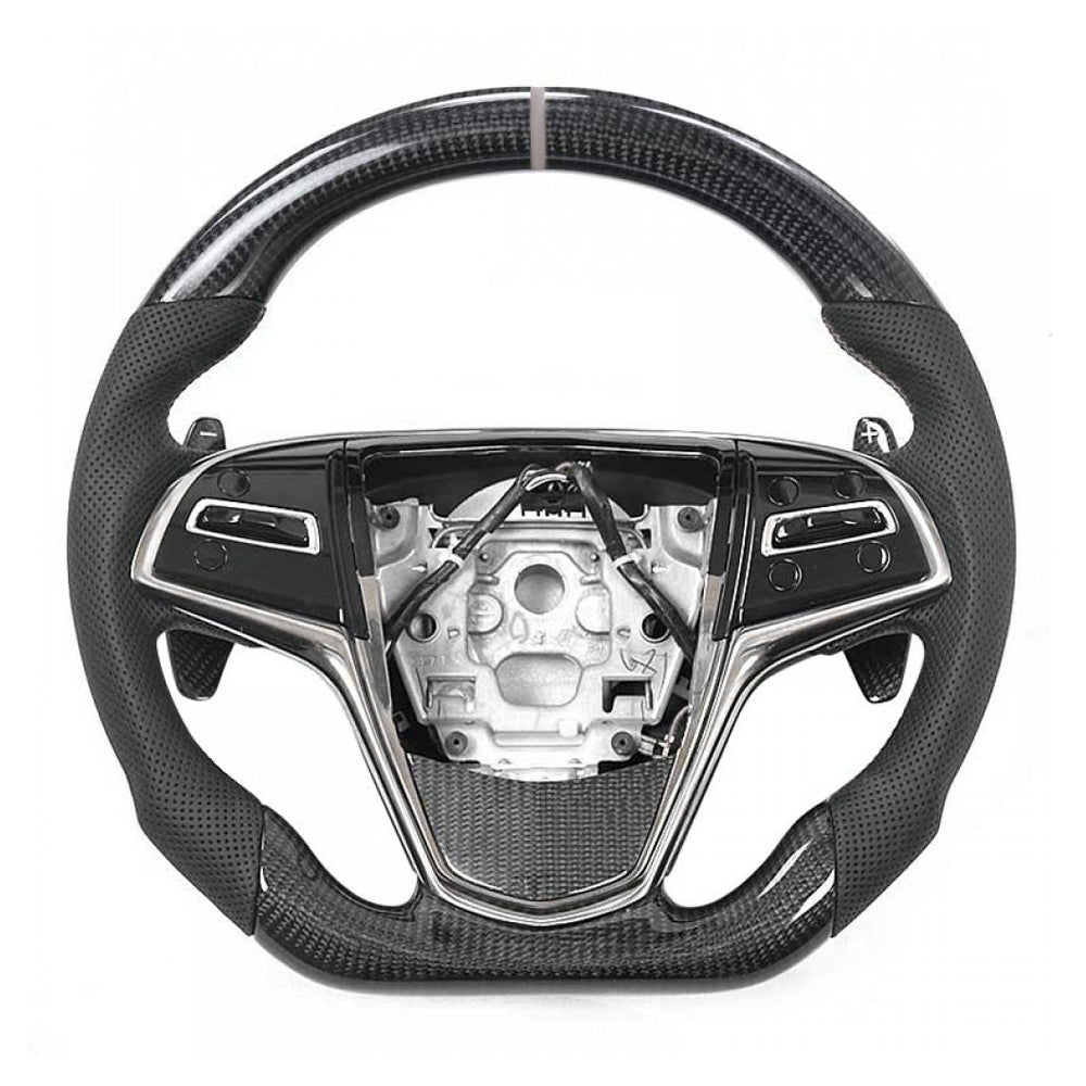 Cadillac CTS ATS Alpha Custom Carbon Fiber Steering Wheel 2013-2019