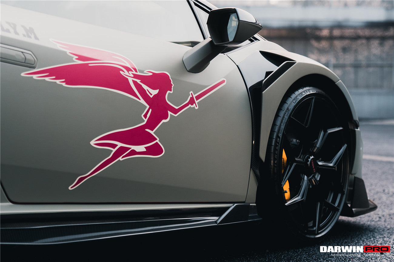 2015 - 2025 Lamborghini Huracan LP610 & LP580 & EVO & Tecnica BKSSII Style Front Wide Fender