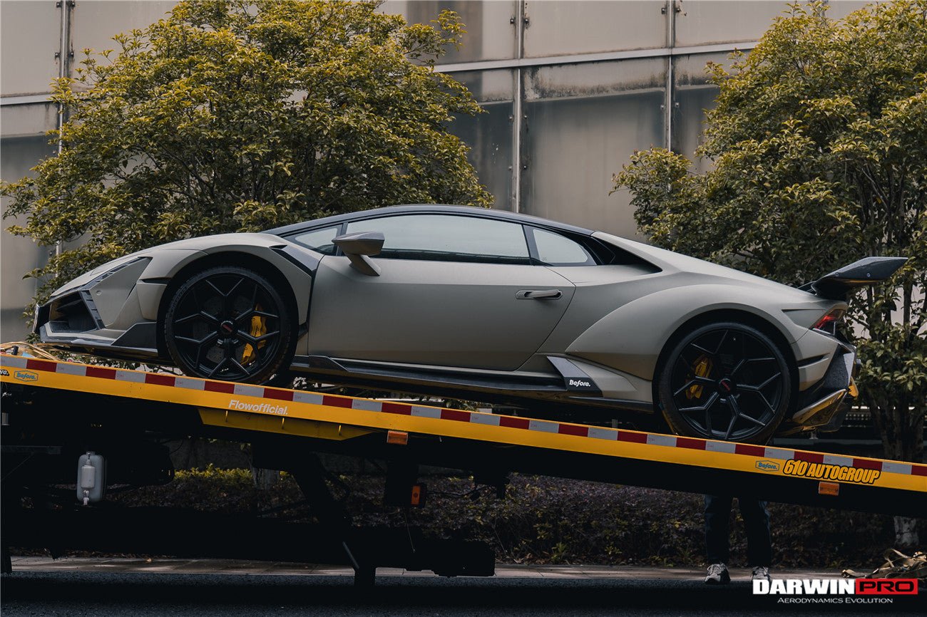 2015 - 2025 Lamborghini Huracan LP610 & LP580 & EVO & STO & Tecnica BKSSII Style Side Skirts