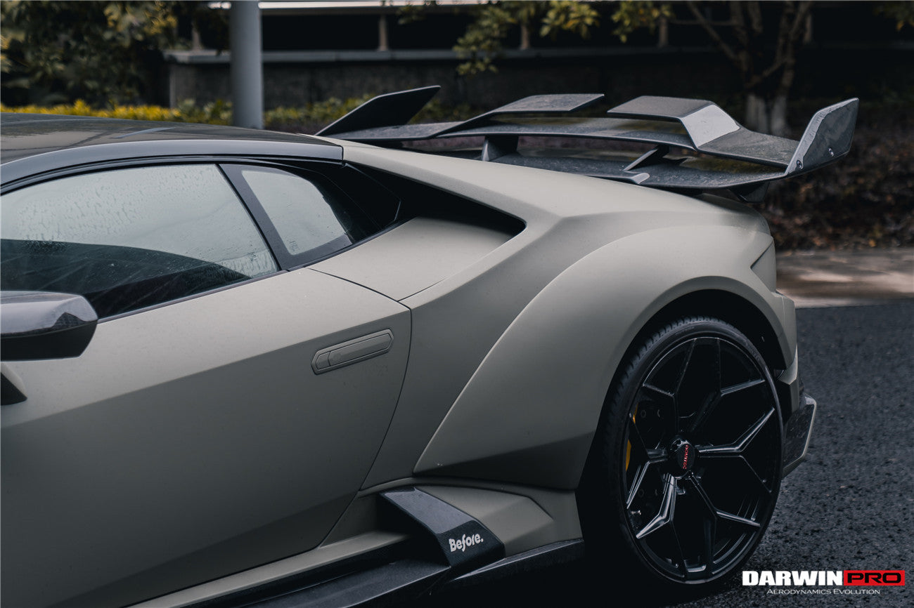 2015 - 2025 Lamborghini Huracan LP610 & LP580 & EVO & Tecnica BKSSII Style Spoiler Wing