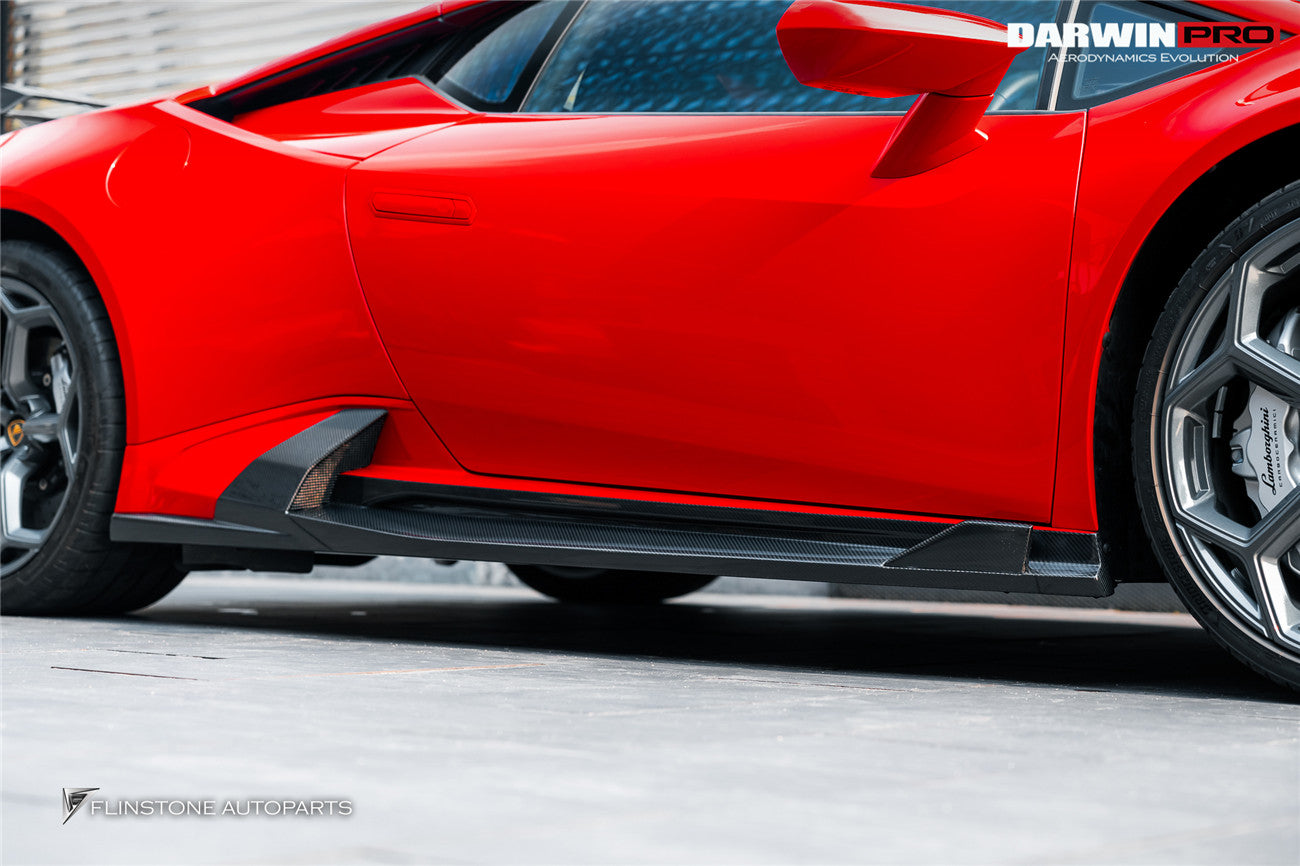2015 - 2025 Lamborghini Huracan LP610 & LP580 & EVO & STO & Tecnica BKSSII Style Side Skirts