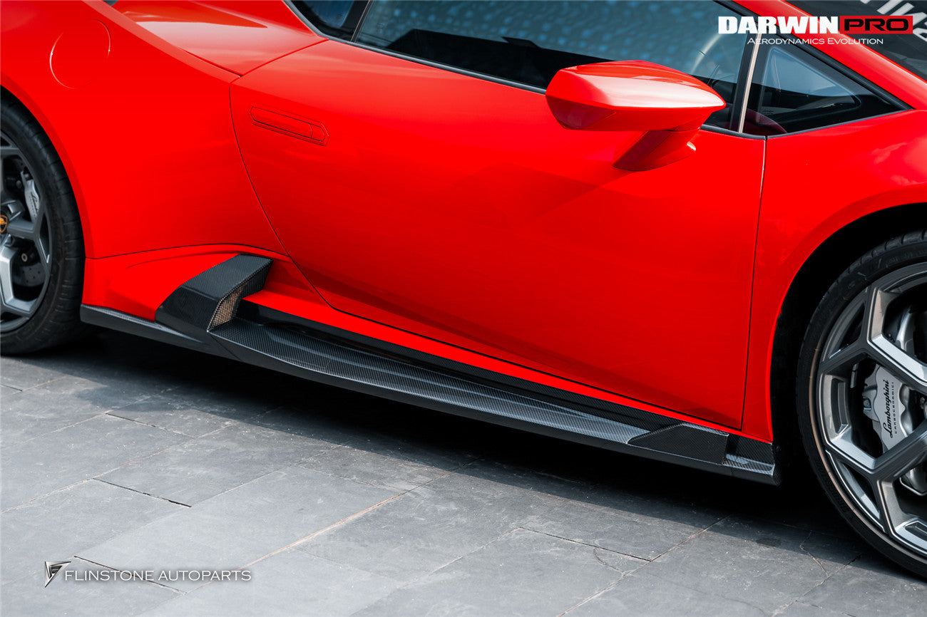2015 - 2025 Lamborghini Huracan LP610 & LP580 & EVO & STO & Tecnica BKSSII Style Side Skirts