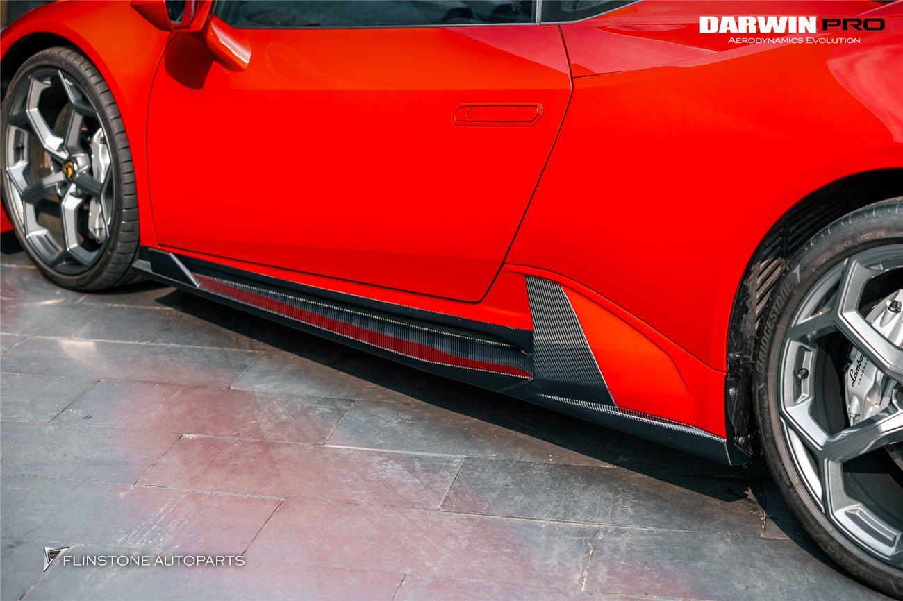 2015 - 2025 Lamborghini Huracan LP610 & LP580 & EVO & STO & Tecnica BKSSII Style Side Skirts